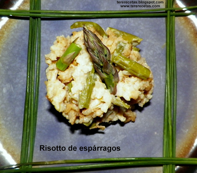 
risotto De Espárrragos.
