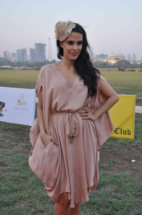 neha dhupia at 3rd asia polo match 2012 unseen pics