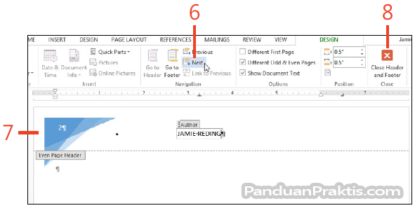 Cara Membuat Nomor Halaman Mirror | cara membuat dan mendesain template untuk dokumen yang Cara Membuat Nomor Halaman Mirror | cara membuat dan mendesain template untuk dokumen yang
