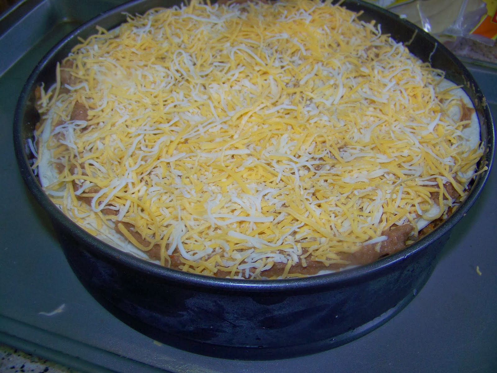Kitchen Simmer Enchilada Beef and Bean Pie