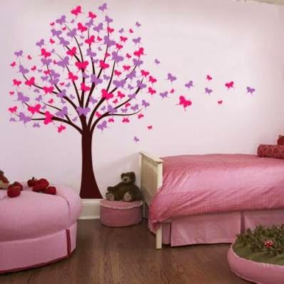 Awesome Butterfly Wall Decoration | Butterfly Themes For Interior Walls modern wall decoration ideas