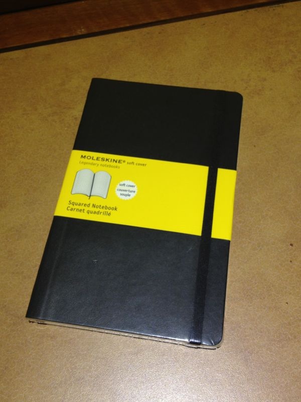GEAR UP, GET OUT Moleskine Classic Large Squared Notebook (Soft cover)