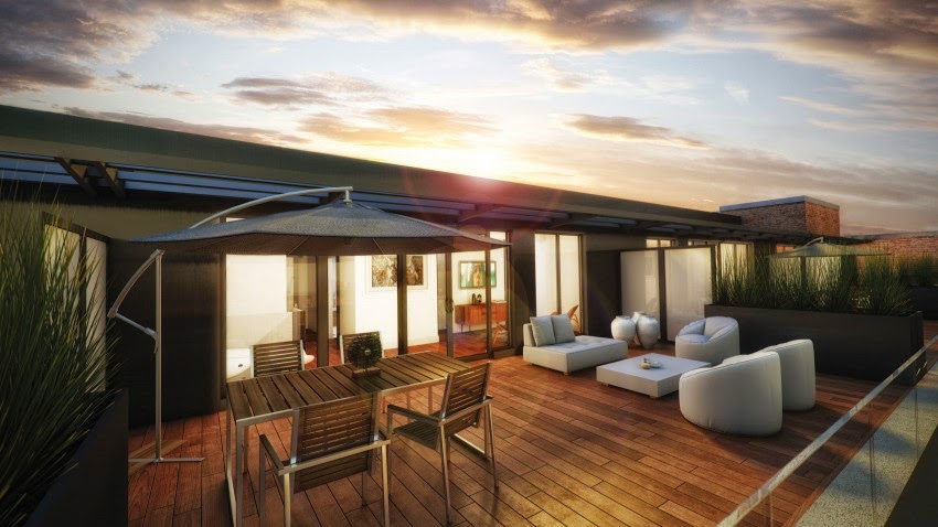 Hogares Frescos: Áticos De Tres Niveles Con Techos Excepcionalmente