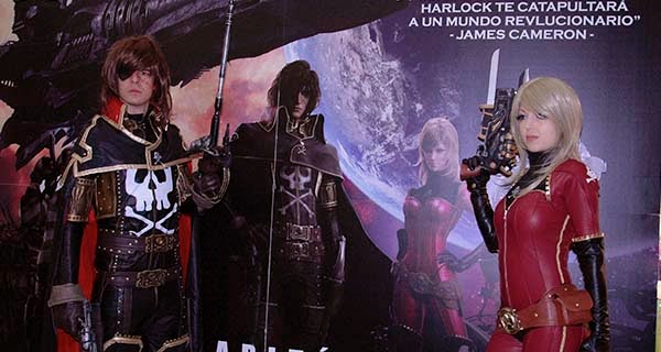 Cosplayers Harlock Expocómic 2014