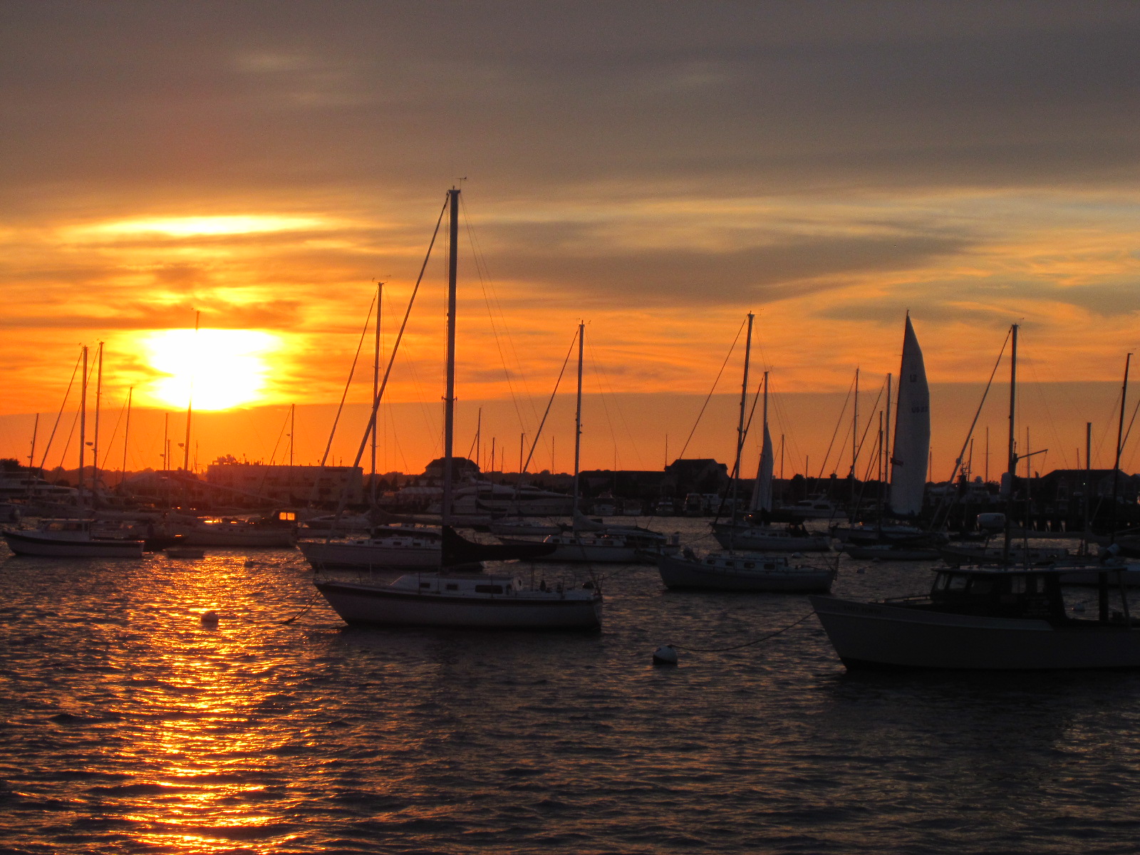 12 Meter Charters Sailing in Newport, RI Red Skies at Night, Sailors