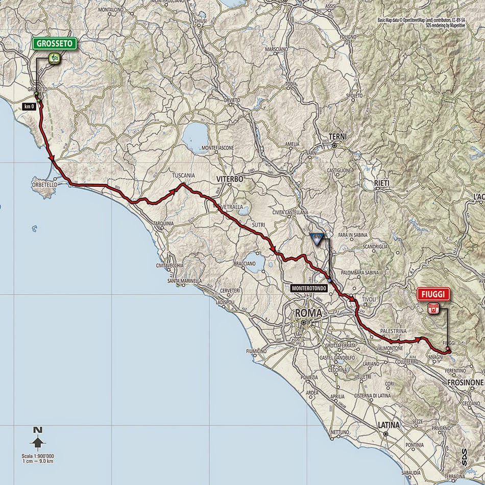 Mapa Etapa 7 Giro de Italia 2015