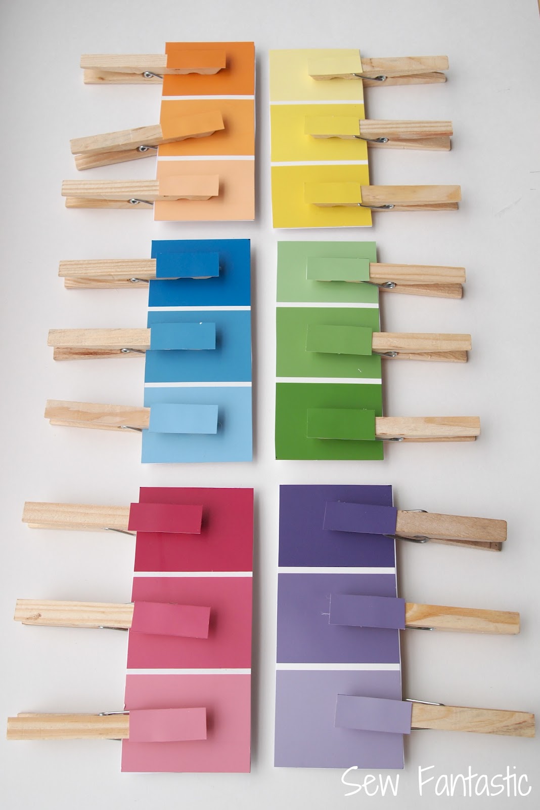Sew Fantastic Paint Chip Matching Game