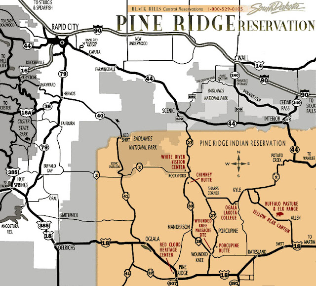 One Month on the Pine Ridge Reservation Tour of Pine Ridge Village