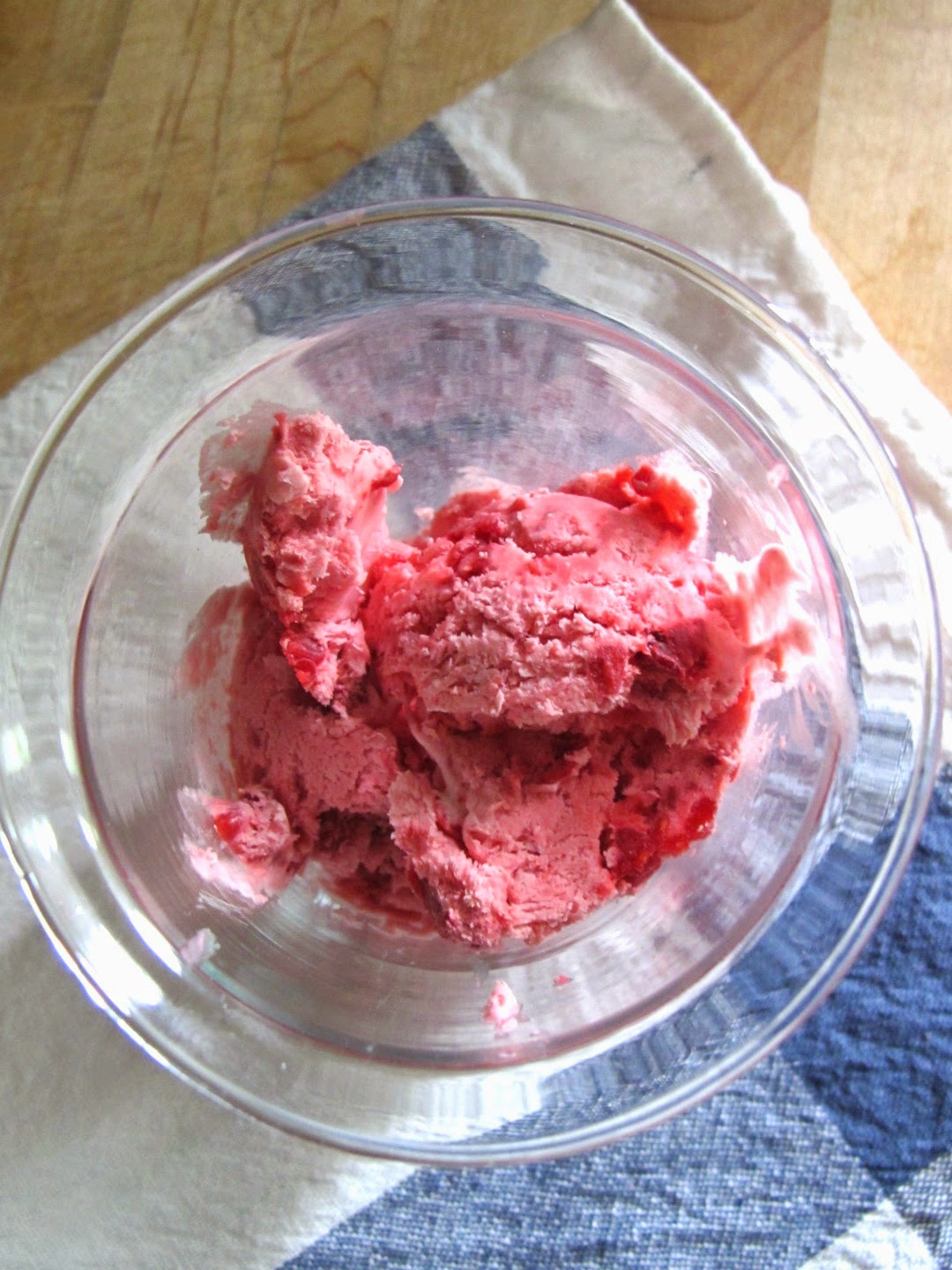 raspberry cream {granita} easy frozen dessert idea Paper Parade Co.