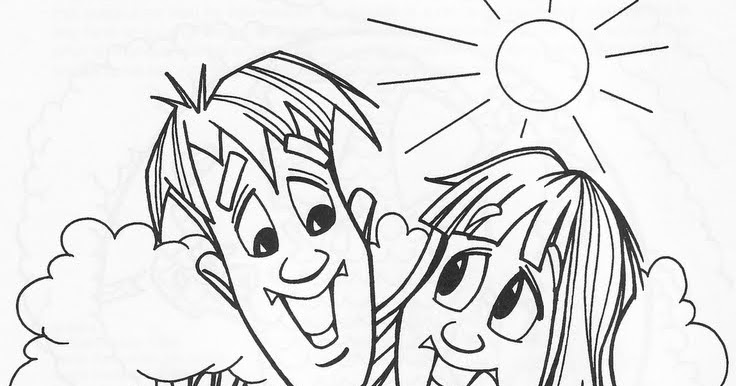 Adam and eve coloring pages | Coloring Pages