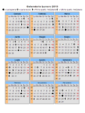 Calendario Lunare 2013