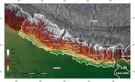 Map of Nepal 