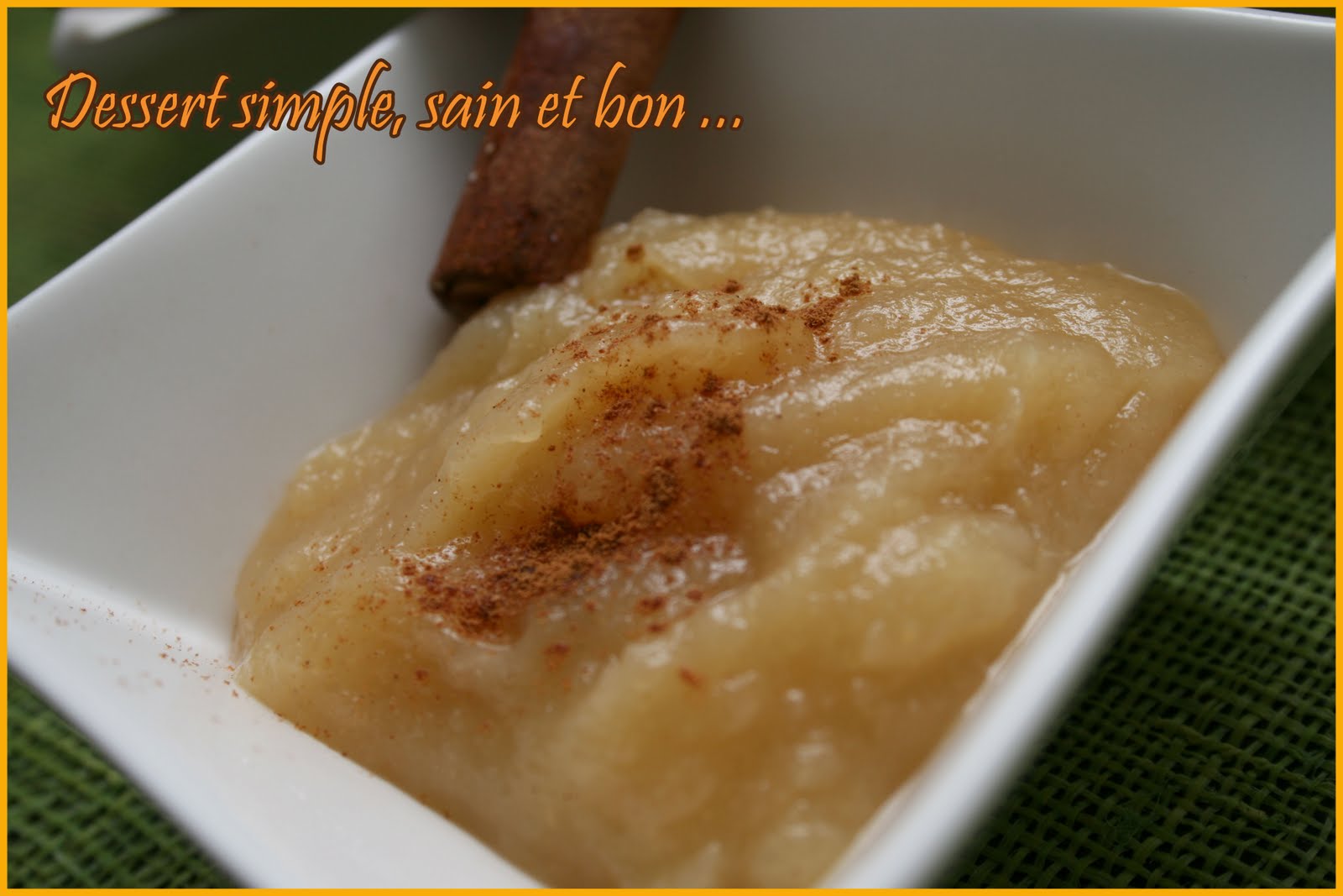 Compote pommepoirecannelle pourquoi chercher compliqué ?! Croquez