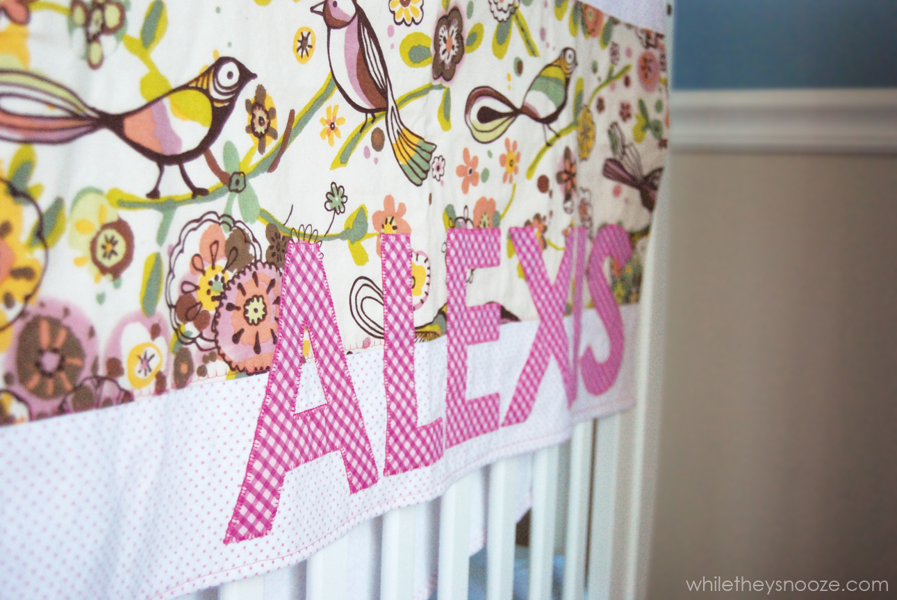 While They Snooze How to Make a Personalized Baby Blanket