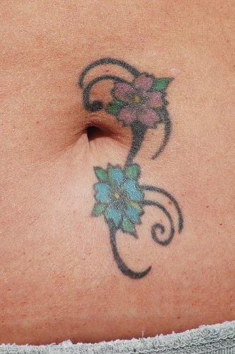 Belly Tattoos For Girls ~ love all people