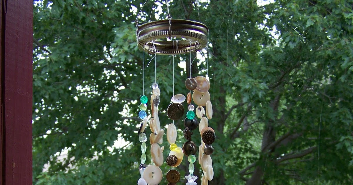 Poppy Juice Make a Vintage Button Wind Chime