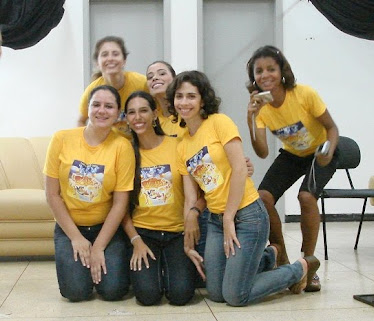 Professoras Beth, Aline, Tamara, Denise, Fernanda e Jéssica