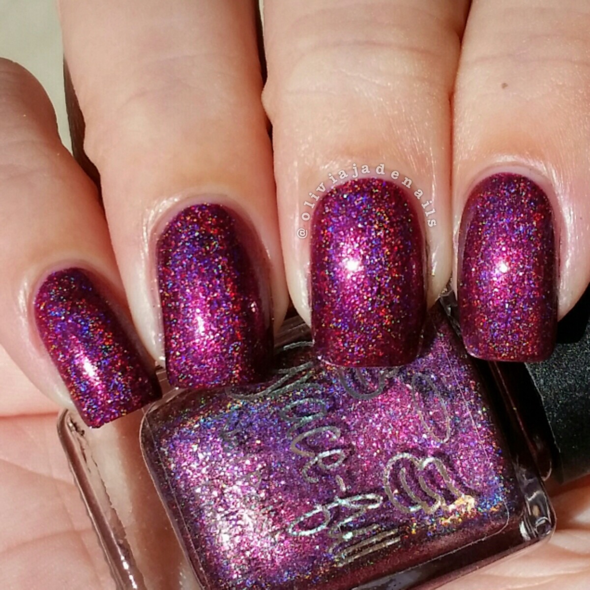 Grace-full Nail Polish Pinktopia swatched by Olivia Jade Nails