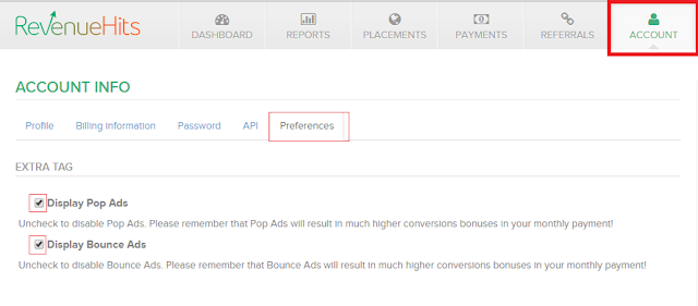 Cara menonaktifkan iklan pop up revenuehits Cara menonaktifkan iklan pop up revenuehits