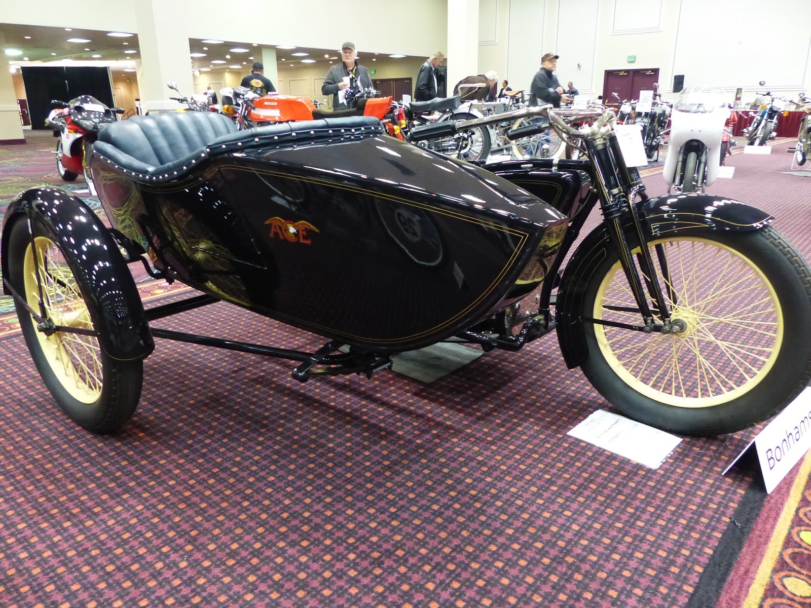 OldMotoDude 1922 Ace with FLXI Observer Sidecar sold for 103,500 at