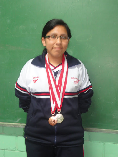 VANESSA KRISTEL NINASIVINCHA GONZALES ES SUBCAMPEONA NACIONAL EN LA V O.P.B. 2010.