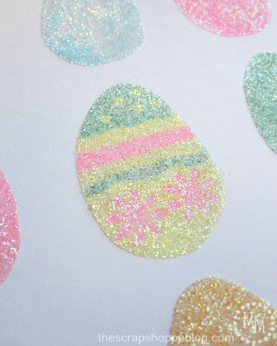 Inspirational Glitter Egg Art The Scrap Shoppe