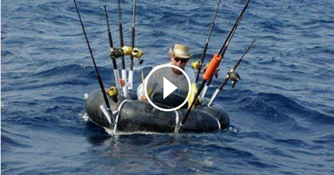 inner tube fishing
