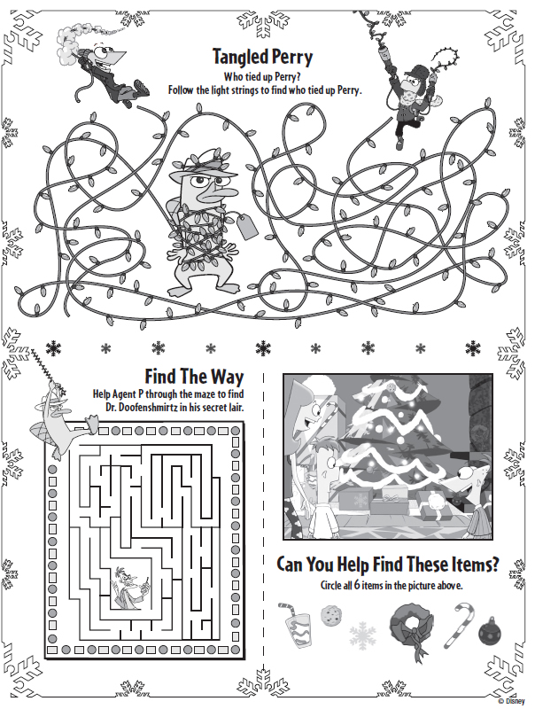 Up, Down, and All Around: Phineas and Ferb Activities