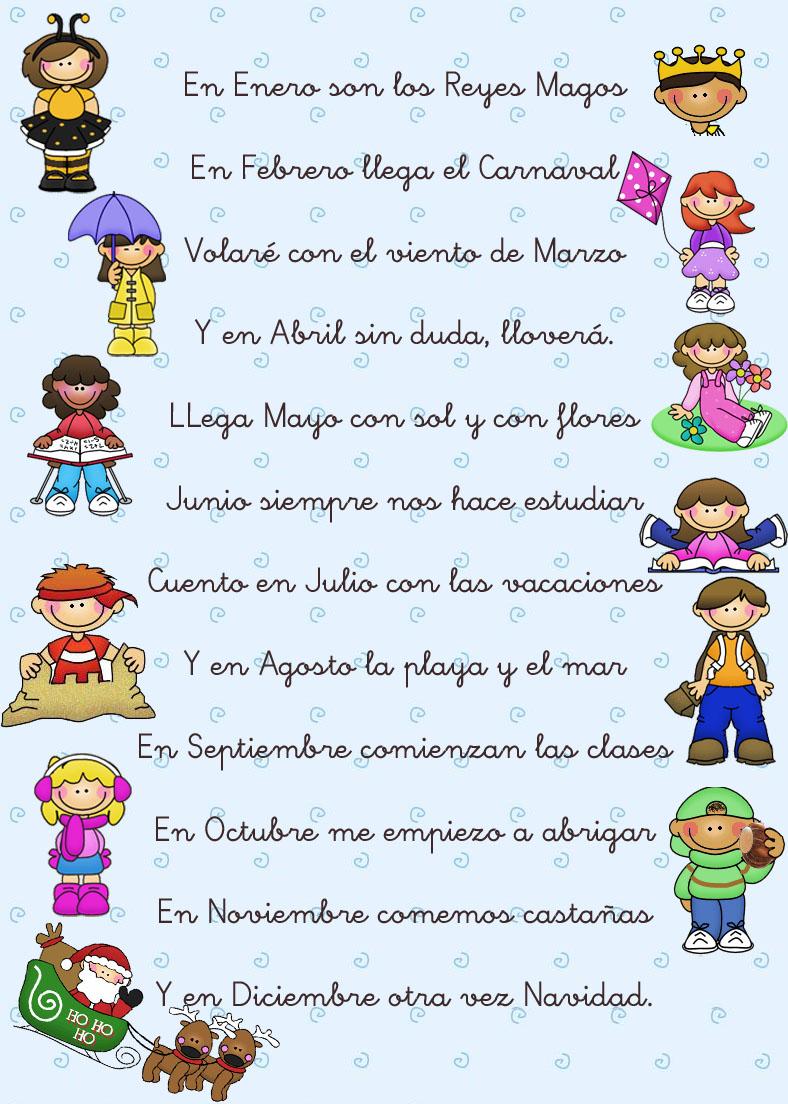 Meses Del Ano Para Ninos Meses Del Ano Para Ninos