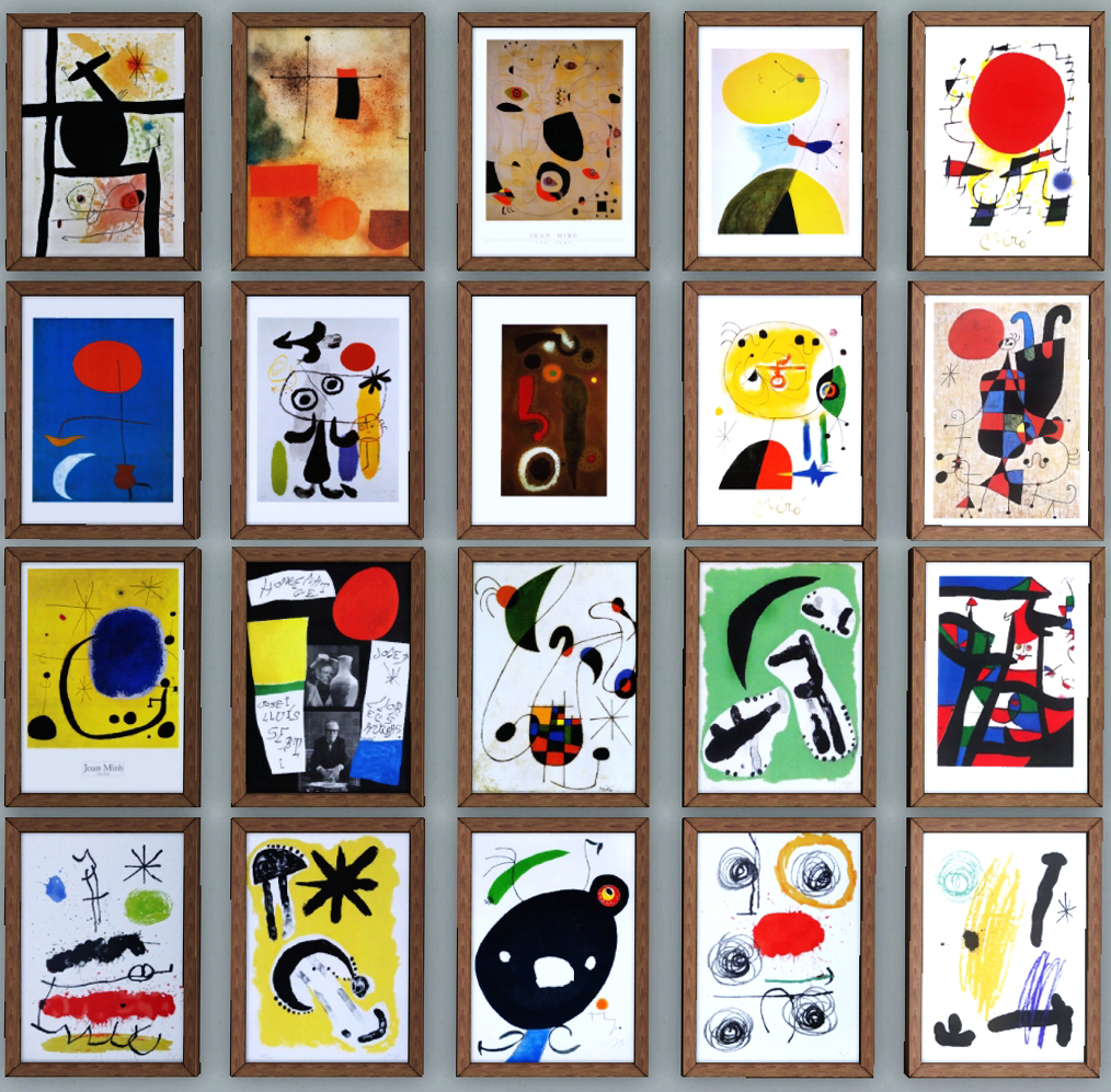 alexpilgrim Joan Miró Art Prints and Mural