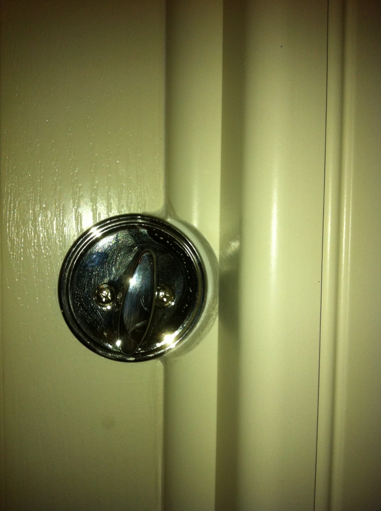 Real Wood Shutterz French Door Application Flange with Knob Notch