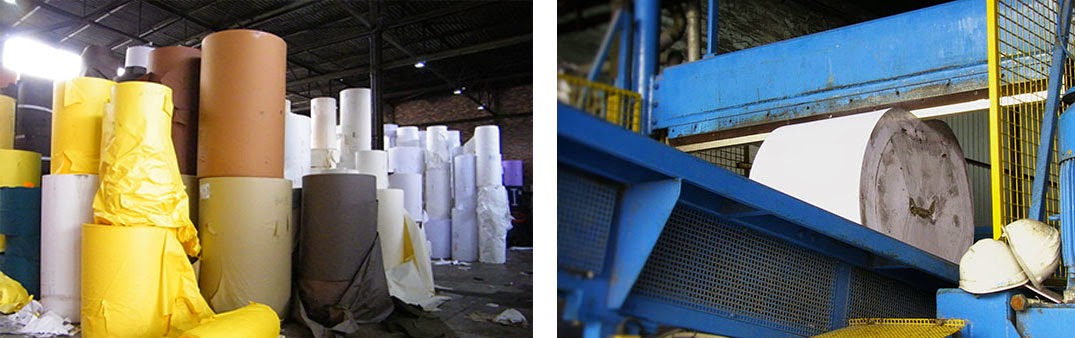 Reels of paper
