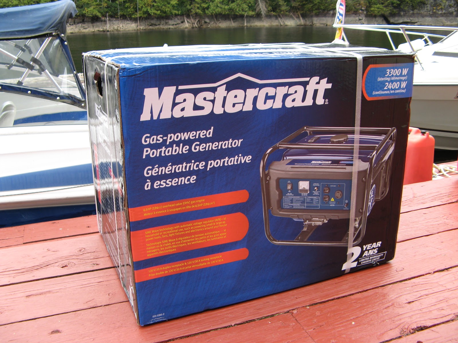 Powell River Books Blog Mastercraft GasPowered Generator