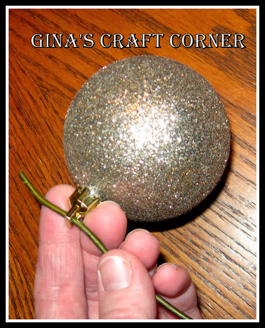 Make a Christmas Ball Wreath w/ a Coat Hanger-Gina's Craft Corner