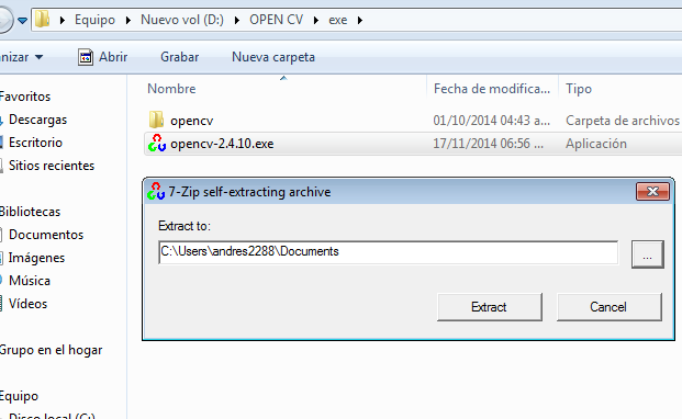 como instalar OpenCV para java