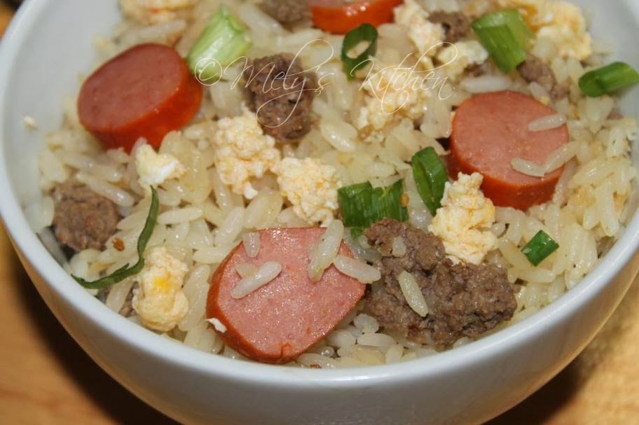 Mely's kitchen Ground Beef Fried Rice