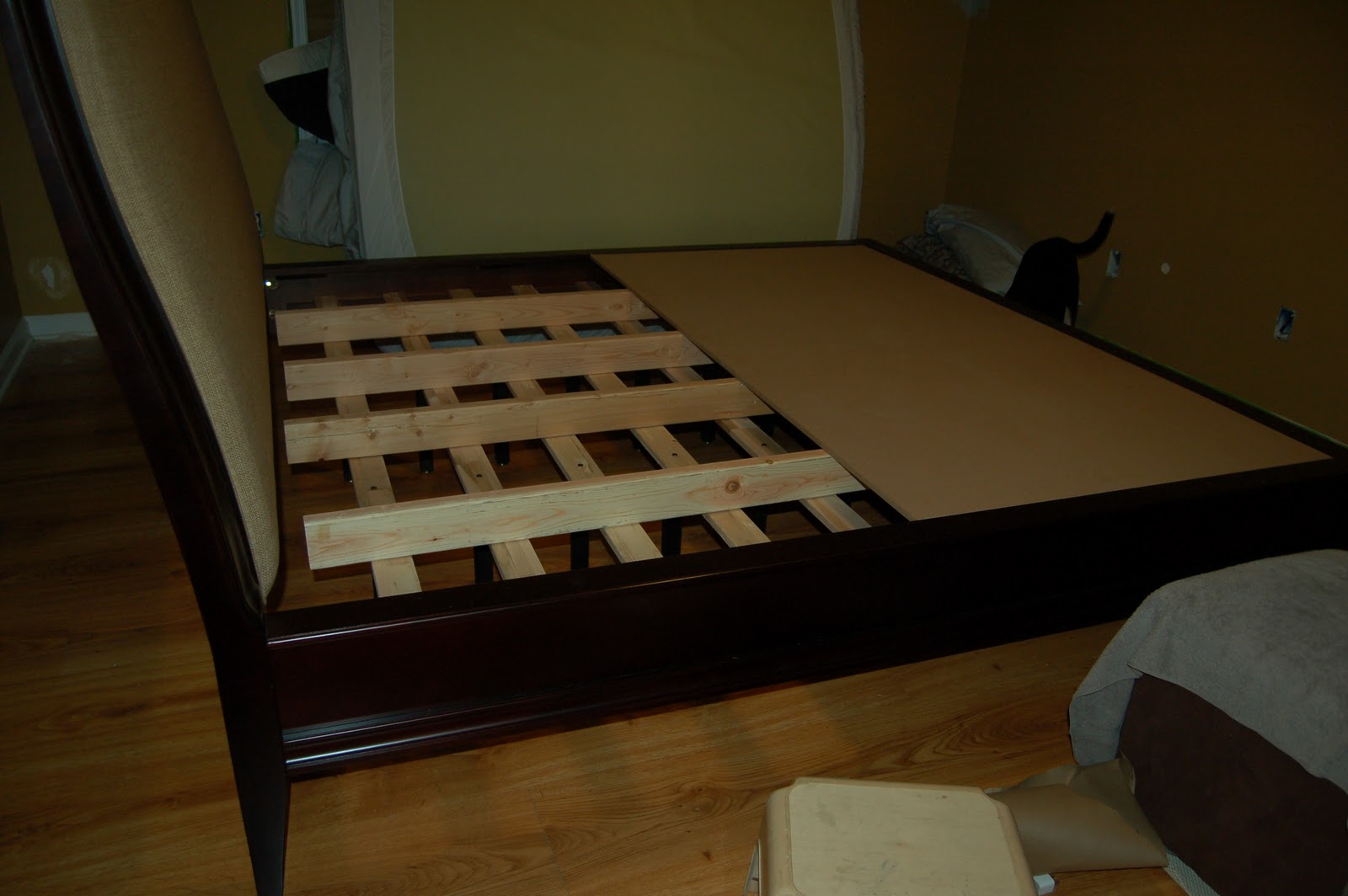 diy bunkie board for queen sized casper mattress