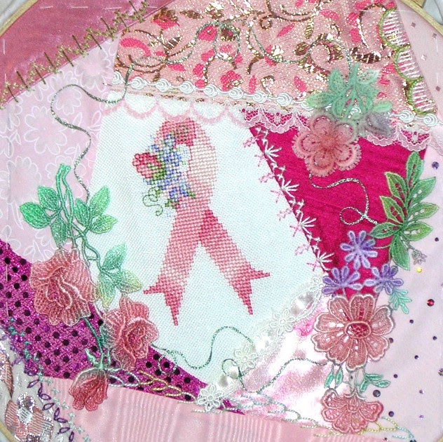 Kitty And Me Designs Pink Ribbon Purse Ready for Beading and