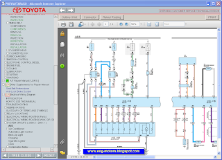 Toyota Previa / Tarago wiring diagram