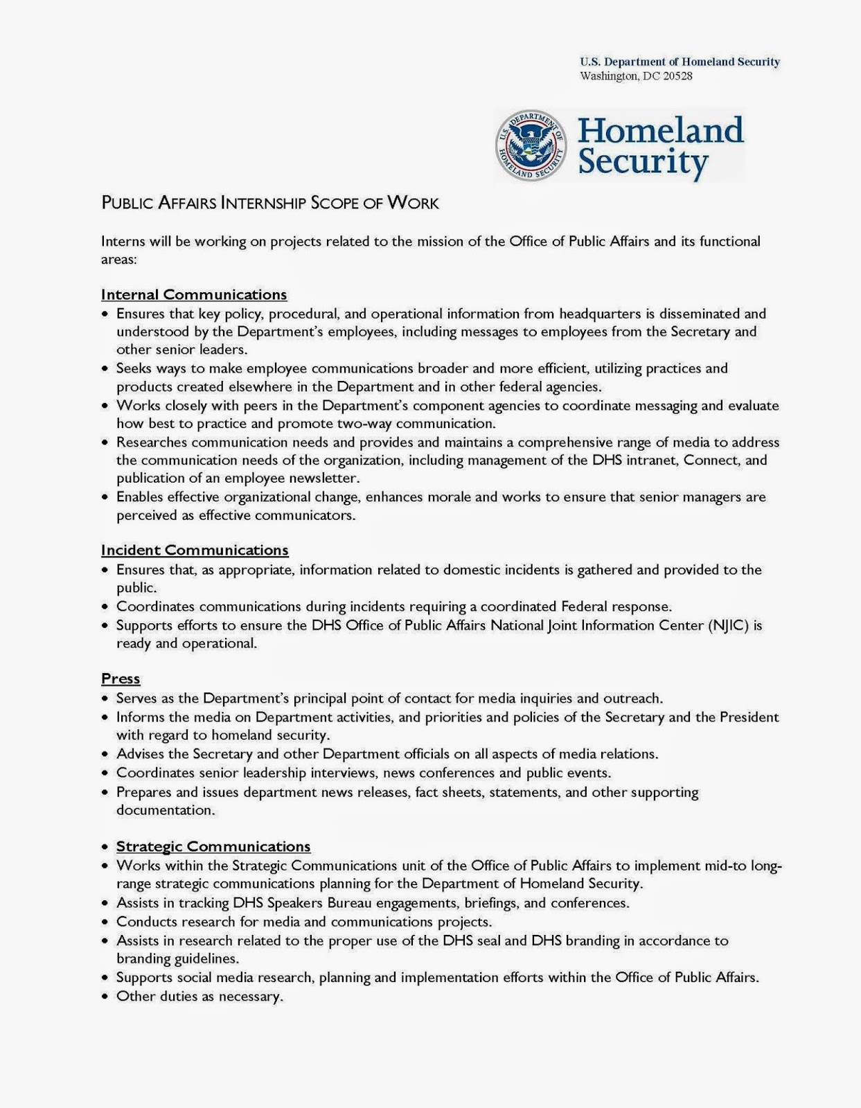CCJSUSG News and Updates U.S. Department of Homeland Security’s (DHS