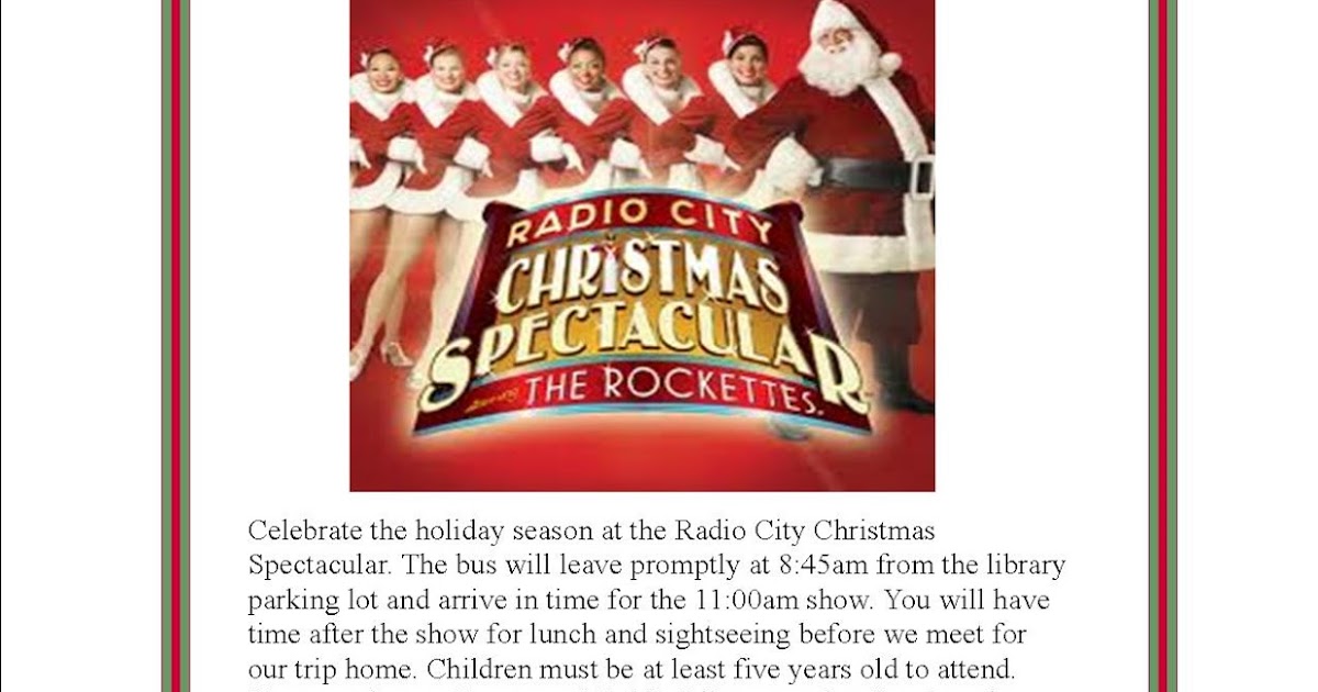 The Pine Blog: Don't miss your chance to see the Radio City Christmas Spectacular!