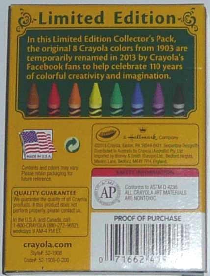 the crayon blog new crayola color names for their 110th anniversary