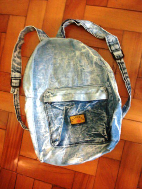 mochila jeans anos 90