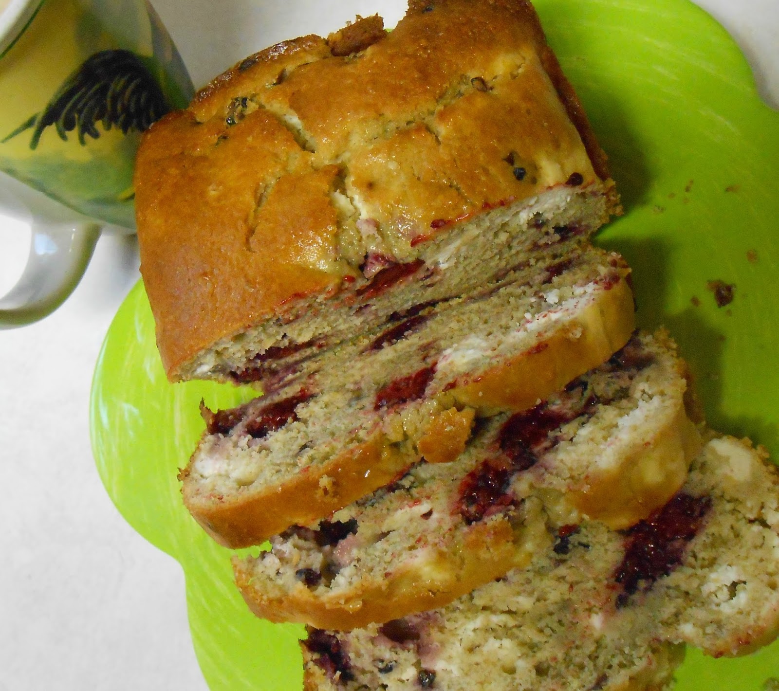 The Better Baker Blackberry Cream Cheese Bread
