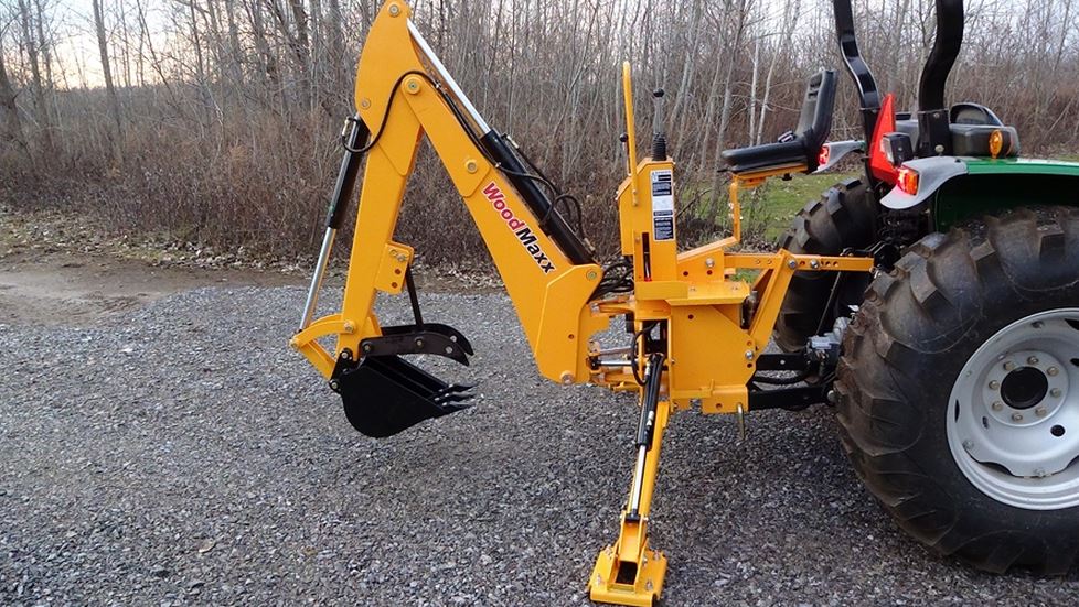 WoodMaxx WM8600 8' PTO Backhoe Attachment WM8600 8' Hydraulic PTO