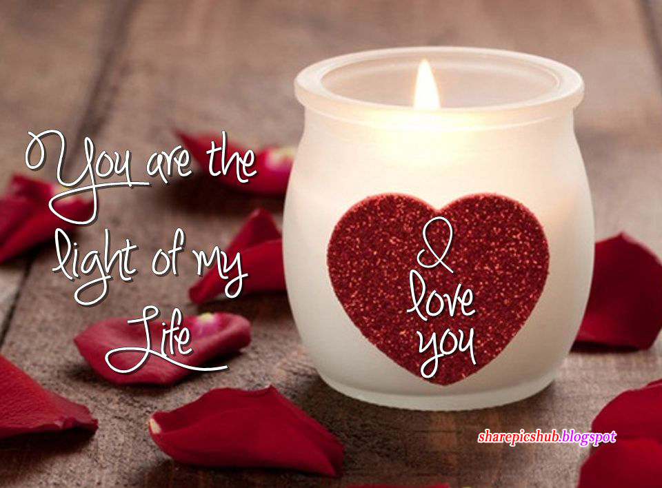 You Are The Light of My Life | Romantic Quote Wallpaper ...