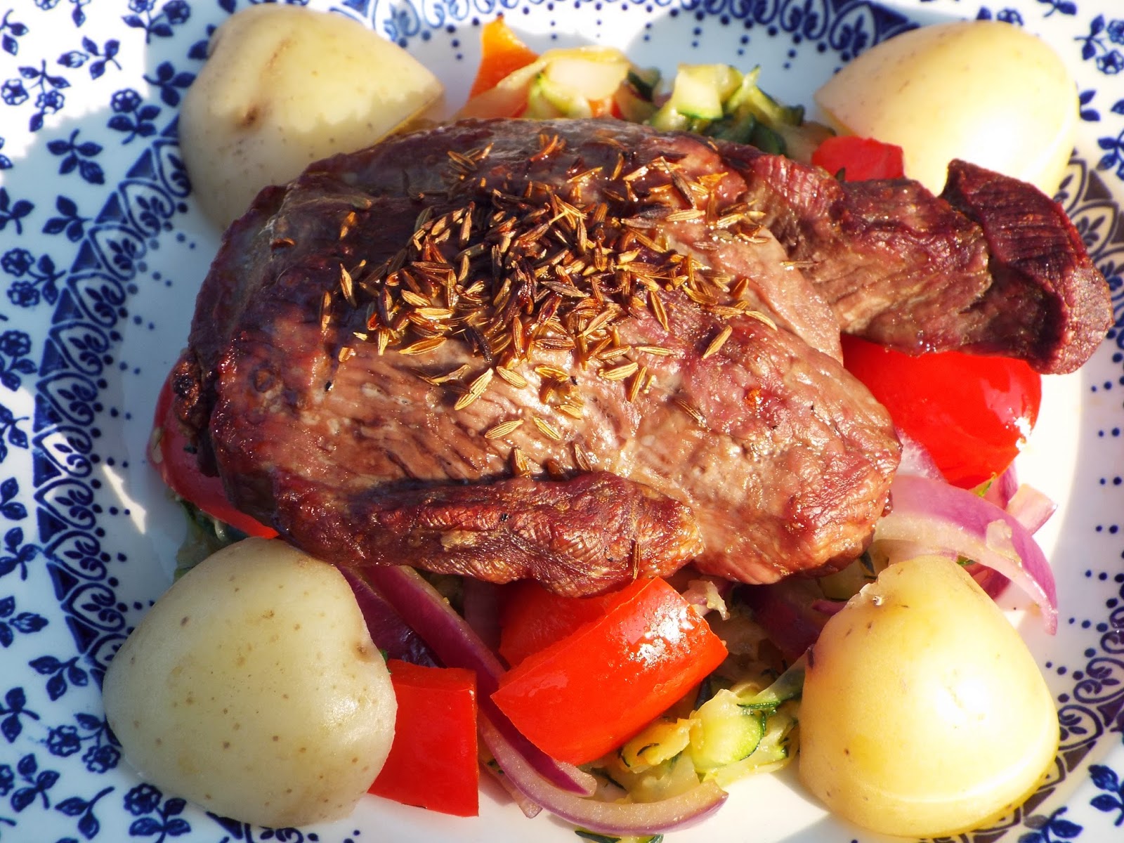 Hijacked By Twins Cumin Topped Lamb Steaks