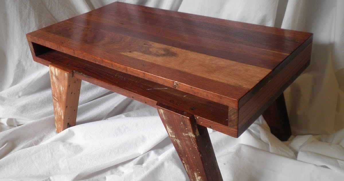 mymakersgrain recycled jarrah side table (sold)