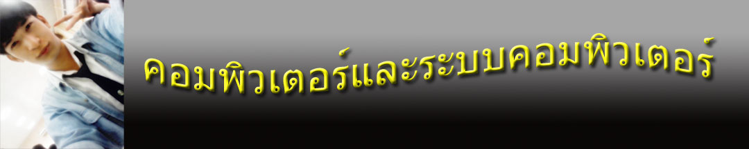 หน่วยการเรียนรู้ที่3 เรื่องคอมพิวเตอร์และระบบคอมพิวเตอร์