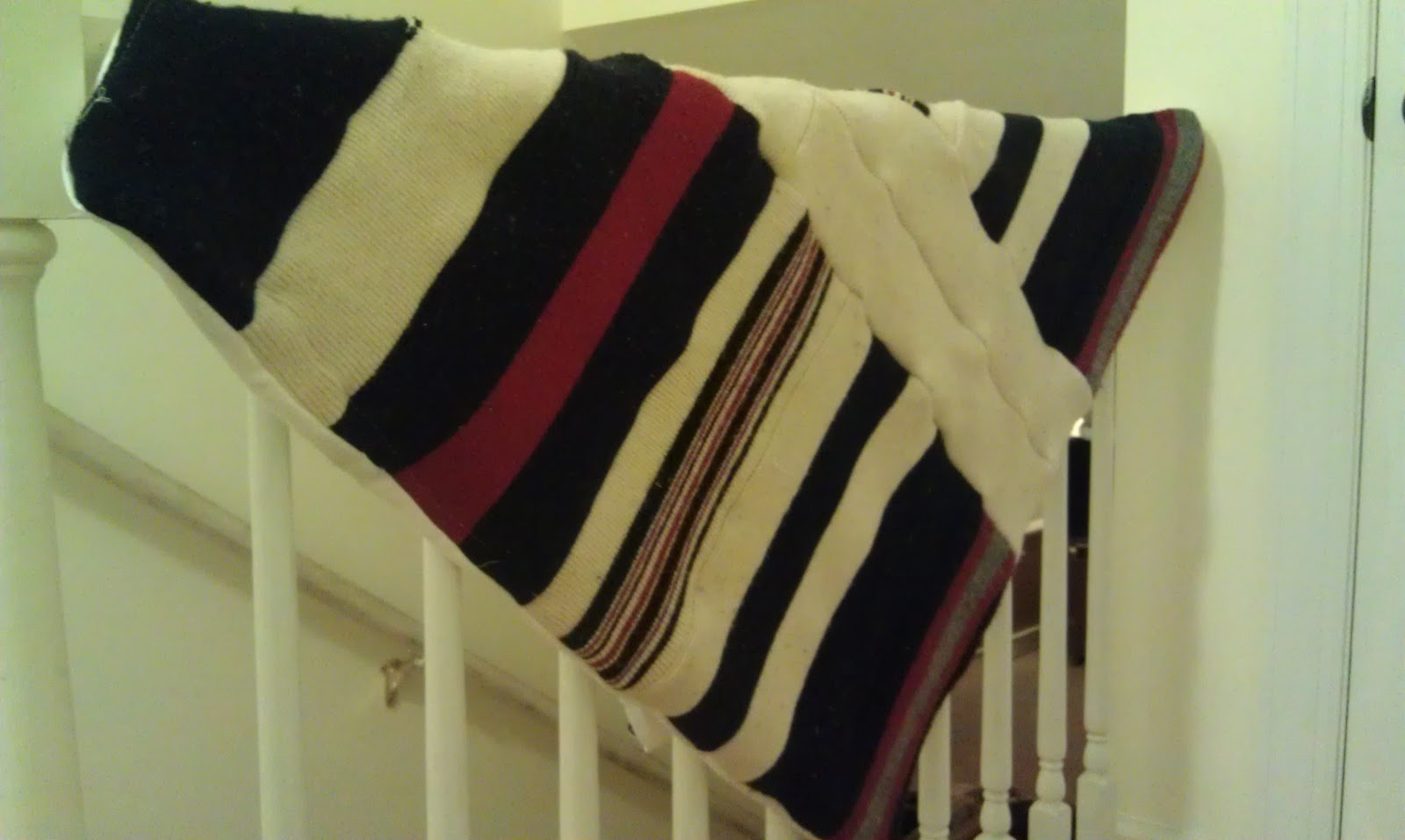 TheDailyMe Newborn Quilt from old sweaters